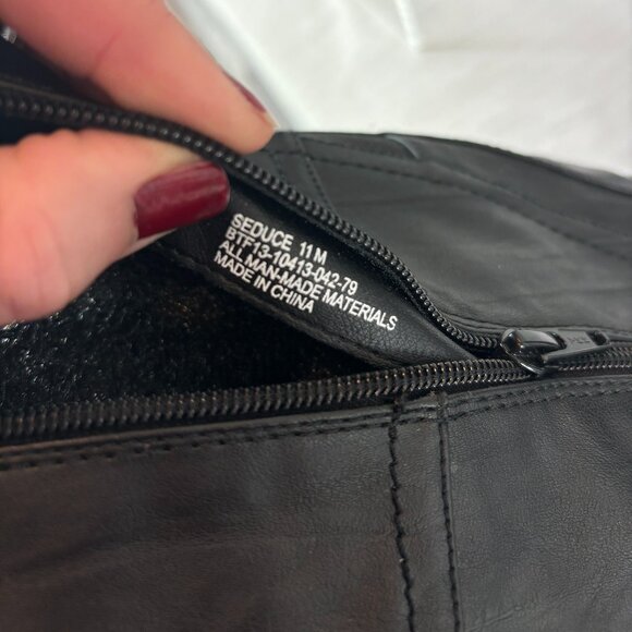 BareTraps Women's 11 M Black Seduce Tall Zip Riding Boots - Picture 2 of 13